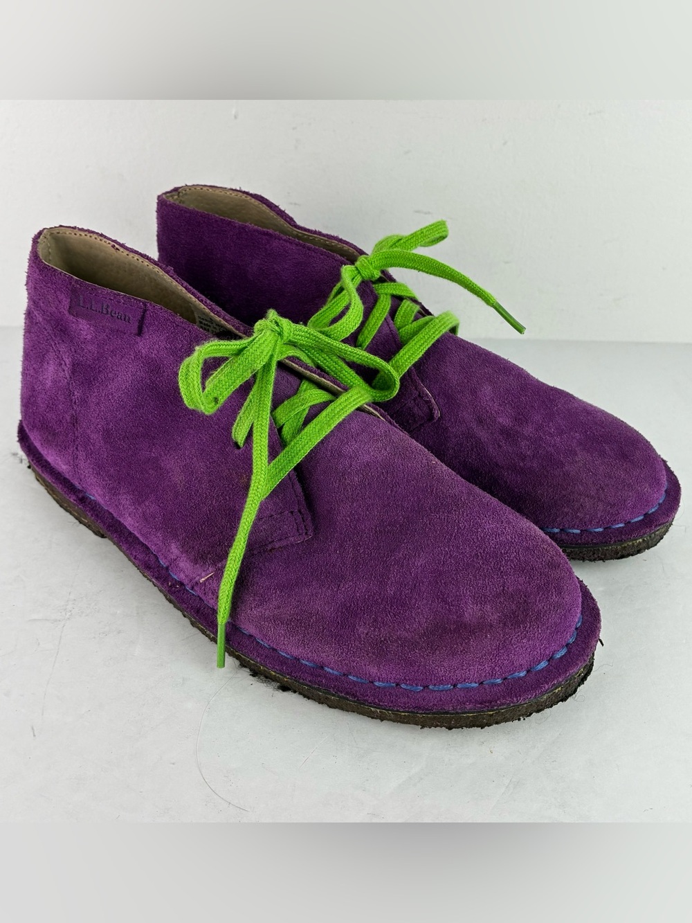 L.L. Bean Kids’ Purple Suede Ankle Boots